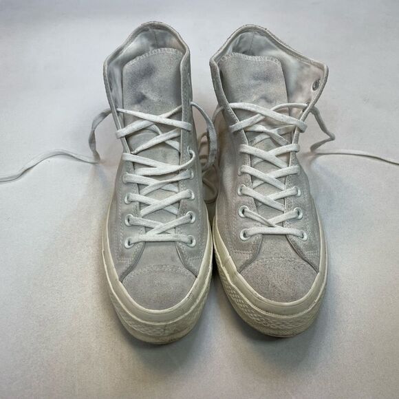 Converse Chuck Taylors Hi I Love NY Sneakers Men Size 10.5 White 161186C - Picture 3 of 10